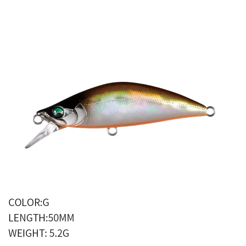 Sinking Minnow Lure 6cm 6.5g Wobbler Jerkbait Bass Sea Fishing Crankbait