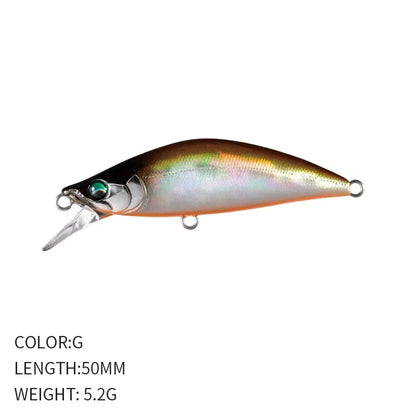 Sinking Minnow Lure 6cm 6.5g Wobbler Jerkbait Bass Sea Fishing Crankbait