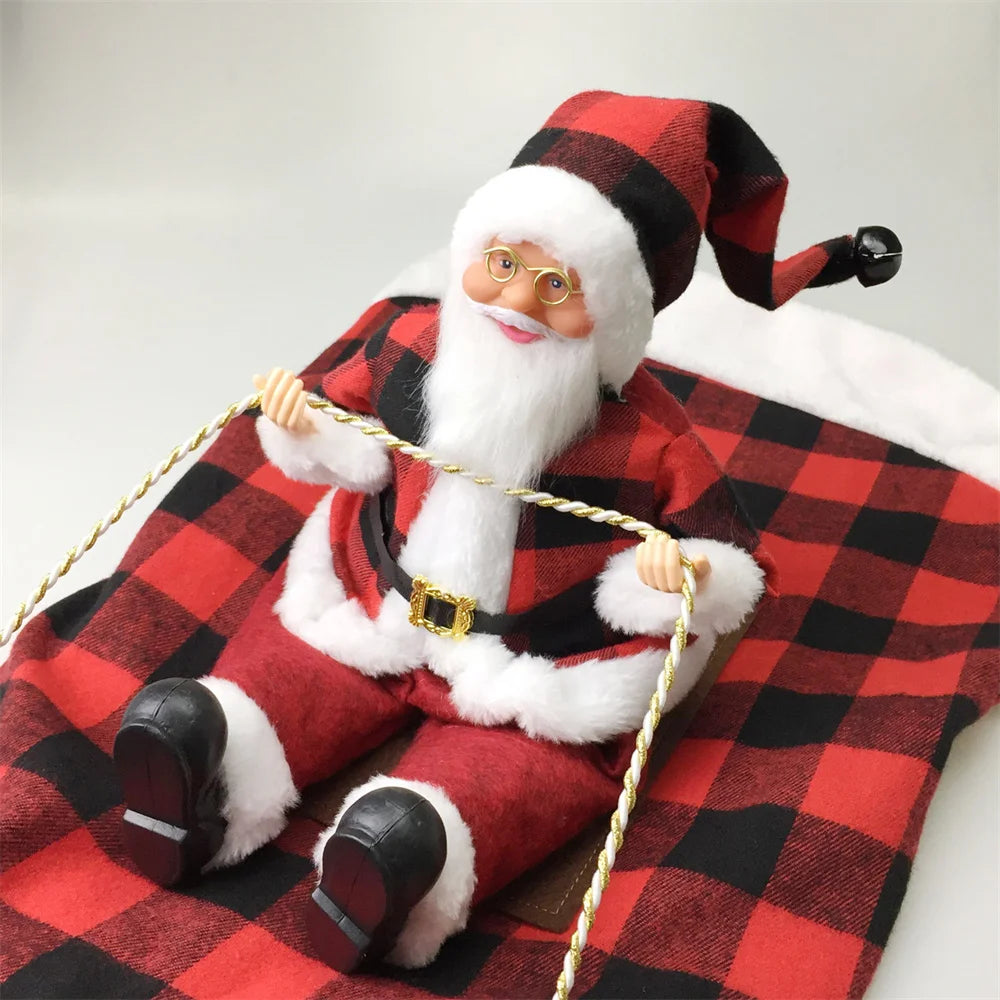 Funny Christmas Pet Cosplay Clothes for Small Medium Dogs Cats Warm Dog Cloak with Santa Claus Pet Costume Happy New Year Gift