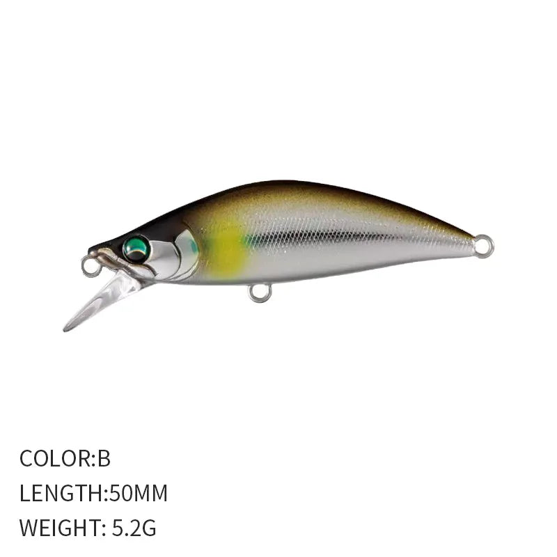 Sinking Minnow Lure 6cm 6.5g Wobbler Jerkbait Bass Sea Fishing Crankbait
