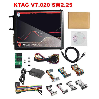 KESS V2.80 EU Red 4 LED KTAG V7.020 Master ECU Programmer OBD2 Tuning