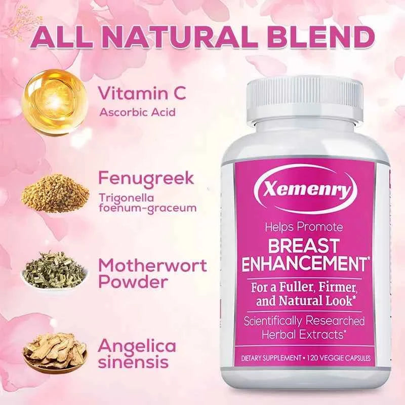 Pslalae Fenugreek Breast Growth Supplement For Women 60 Capsules