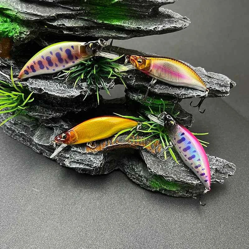 51mm Mini Sinking Minnow Lure Japanese Wobbler for Trout Bass