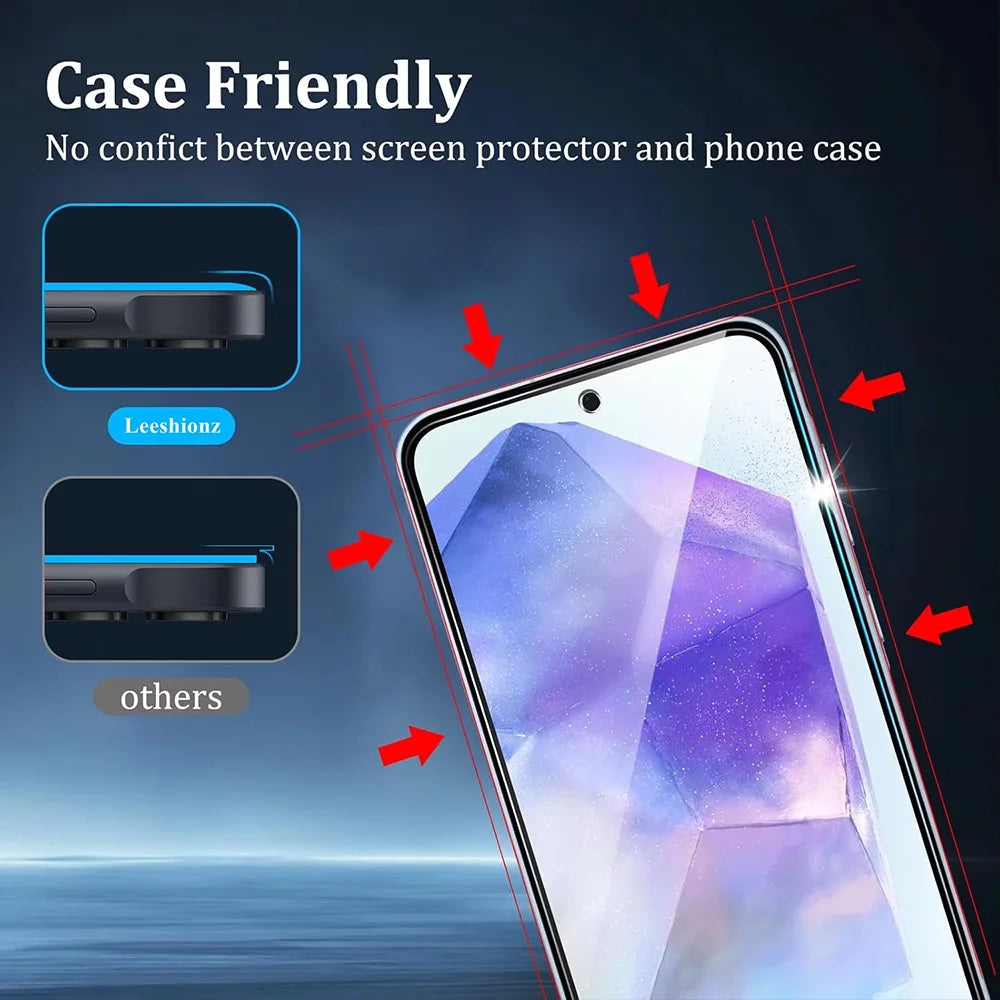 1-4PCS Privacy Screen Protector For Samsung S24 S25 Ultra S23 Plus S22 S21 S20 FE S10e Note 20 10 Lite Anti-Spy Tempered Glass