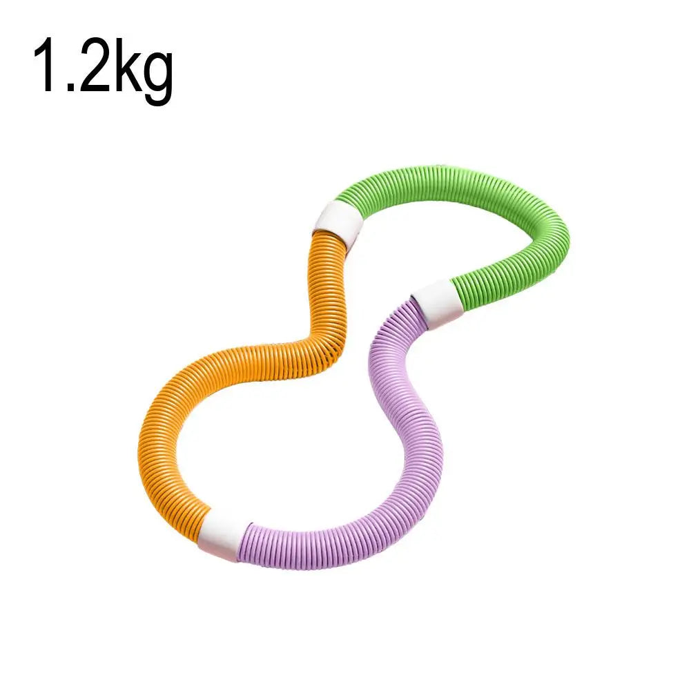 Weighted Spring Steel Frame Foldable Segments Protection Waist Ergonomic Spine Protection Women Home Gym Fitness Soft Spring