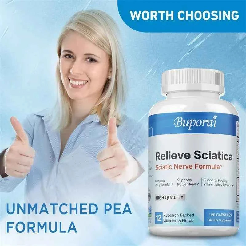 Sciatic Nerve Supplements For Joint Health And Pain Relief 120 Capsules
