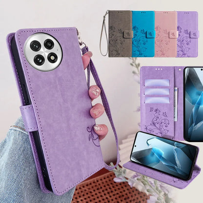 Fashion Magnet Buckle Case Wallet Phone Cover for Oneplus 13 oneplus 12 12R 11 10T 10 8 9 Pro 9R 9RT 8T Leather Flip Case