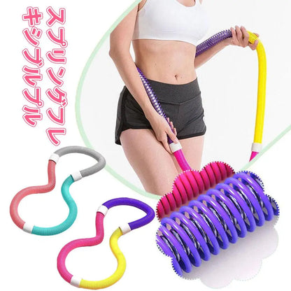 Weighted Spring Steel Frame Foldable Segments Protection Waist Ergonomic Spine Protection Women Home Gym Fitness Soft Spring