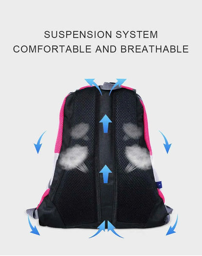 Dog Backpack Carrier Travel Bag Breathable Reflective Strips For Hiking