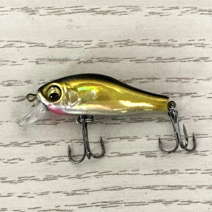 Luya Bait Boxed Minnow Lure One Piece Diving Floating Freshwater 2.2g Black