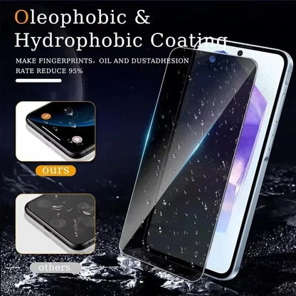 1-4PCS Privacy Screen Protector For Samsung S24 S25 Ultra S23 Plus S22 S21 S20 FE S10e Note 20 10 Lite Anti-Spy Tempered Glass