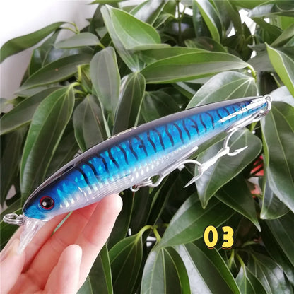 Noeby 1pc 14cm 40g Floating Minnow Lure for Sea Fishing 0 to 2.5m