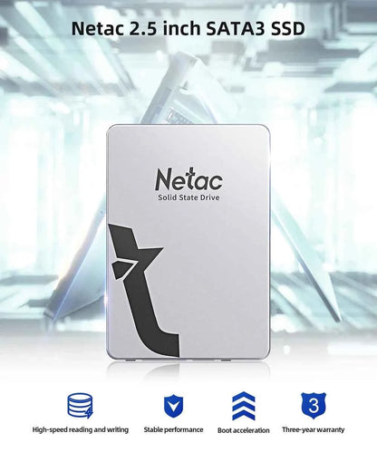 Netac 2.5 Inch SATA III SSD AHCI 128GB 256GB 512GB 1TB 2TB 4TB