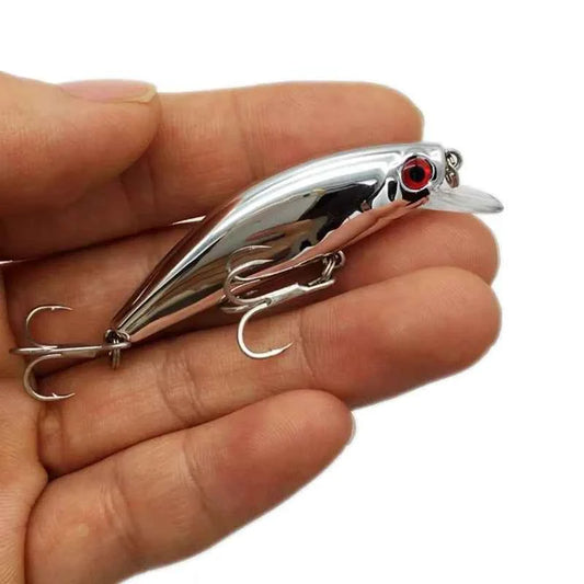 Mini Laser Hard Minnow Sinking Bait Wobbler Jerkbait Crank Lures 5.5cm For Bass