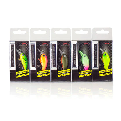 Countbass Wobbler Sinking Crankbait Hard Plastic Fishing Lures 35mm 4.3g