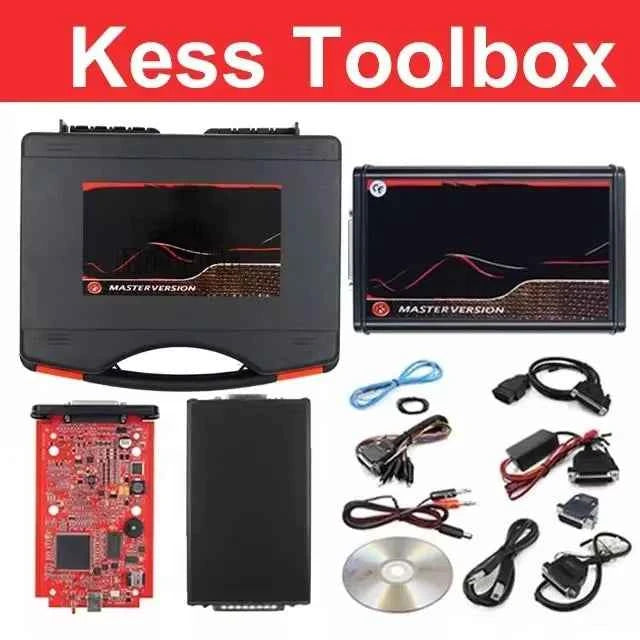 Kess V2 Full V5.017 Online ECU Chip Tuning Kit 2.80 EU Red With Toolbox