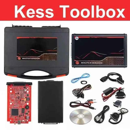 Kess V2 Full V5.017 Online ECU Chip Tuning Kit 2.80 EU Red With Toolbox