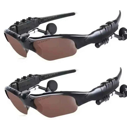 Wireless Earphones Headset With Mic Glasses Sunglasses Driving Noise Reduction