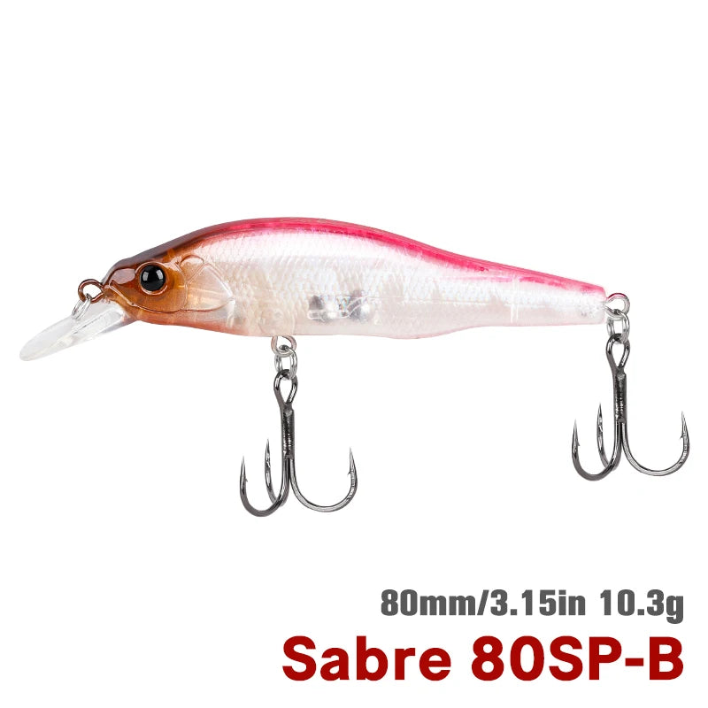 Tsurinoya Sabre 80SP Suspending Jerkbait 80mm Bass Pike Lure
