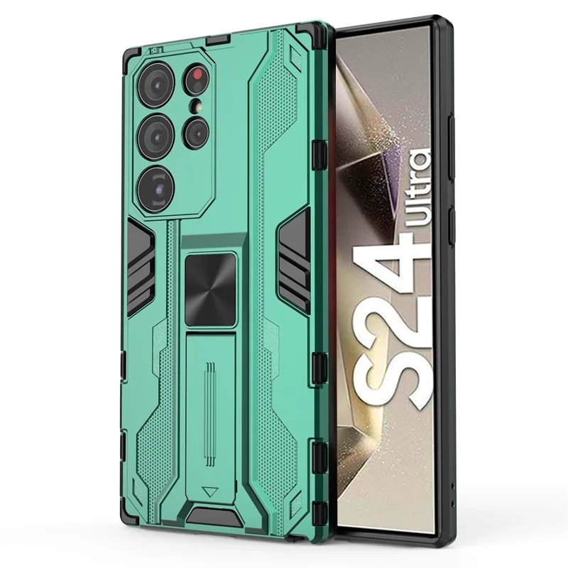 Magnetic Armor Case For Samsung S24 Ultra S23 S22 Plus S21 S21 FE Coque For Samsung A52S A32 A22 A21S A72 Shockproof Phone Cover