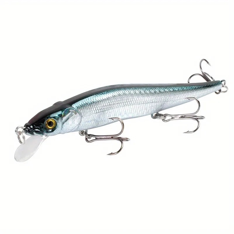 Minnow Fishing Lure Artificial Hard Bait 115mm 14g Trolling Pike Crankbait