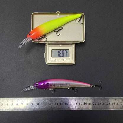 Deep Diving Fishing Lures 145mm Floating Minnow Long Tongue Board 16.8g