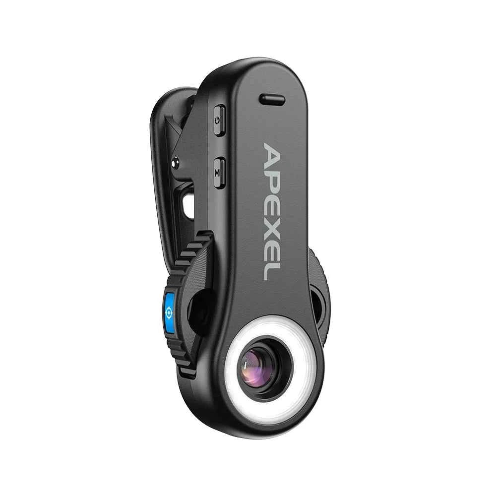 APEXEL 40X/80X/120X Microscope 3in1 Jewelry Lenses with LED Light/Universal Clip for iPhone 17/pro max 16/Android Smartphones