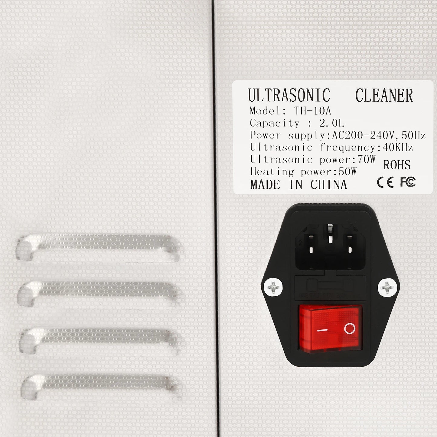 2L Ultrasonic Cleaner, Ultrasonic Cleaning Machine, Ultrasonic Cleaner 40khz AC200-240V used in homes, laboratories
