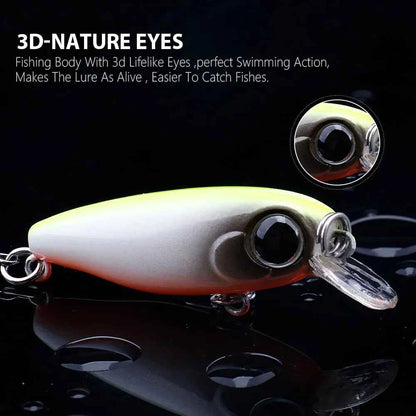 VTAVTA Japanese Design Mini Minnow Lure 43mm 3g Slow Sinking Micro Crankbait