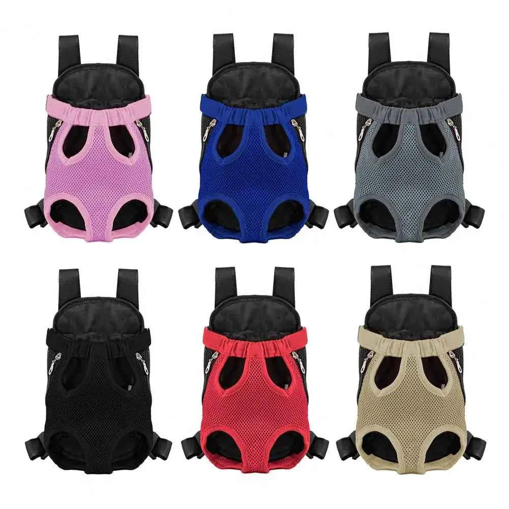 Pet Carrier Backpack Adjustable Front Carrier For Hiking Dogs Cats Travel Bag