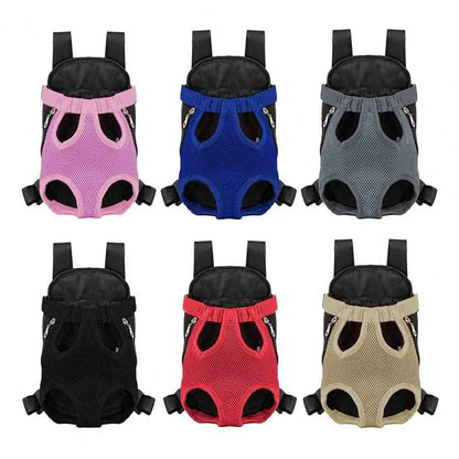 Pet Carrier Backpack Adjustable Front Carrier For Hiking Dogs Cats Travel Bag