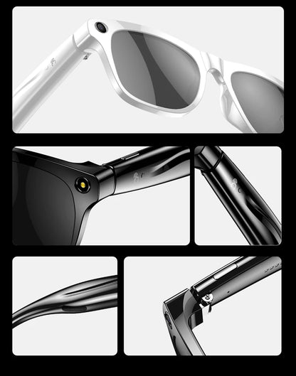 For Xiaomi 4K AI Smart Glasses Chat GPT HD Camera Bluetooth Call Voice Assistant Music Player Translate Photochromic Glasses