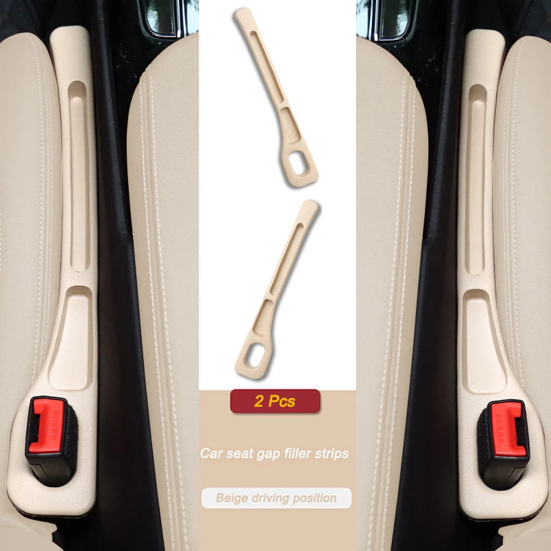 2Pcs Car Seat Gap Filler Side Seam Plug Strip Leak-proof Filling Strip For All Car Model Wallet Phone Holder Car Accessories