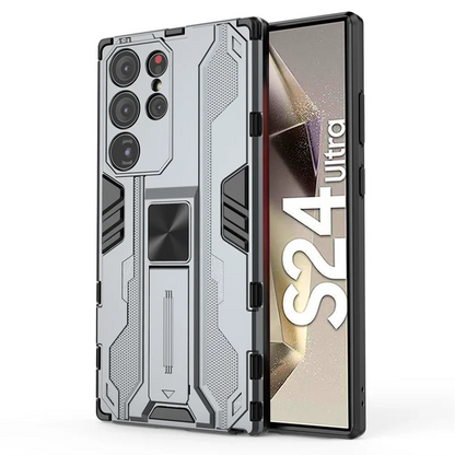Magnetic Armor Case For Samsung S24 Ultra S23 S22 Plus S21 S21 FE Coque For Samsung A52S A32 A22 A21S A72 Shockproof Phone Cover