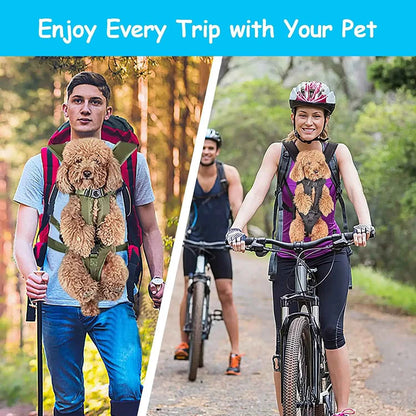 Pet Backpack Carrier For Cats And Dogs Front Travel Bag For Small Medium Dogs