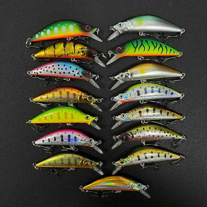 Trout Fishing Lures 50mm 4.5g Sinking Minnow Artificial Hard Bait