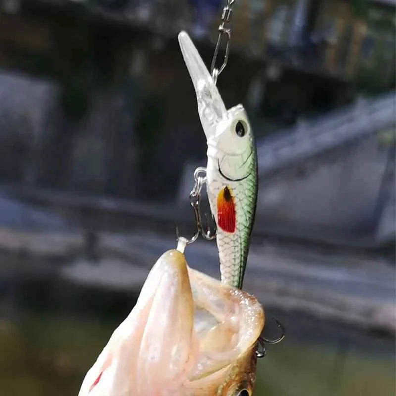 Floating Minnow Lure 40mm 3g Carp Perch Crankbait Wobblers Fishing Tackle