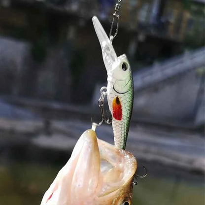 Floating Minnow Lure 40mm 3g Carp Perch Crankbait Wobblers Fishing Tackle