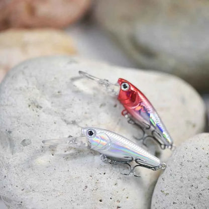 Floating Minnow Lure 40mm 3g Carp Perch Crankbait Wobblers Fishing Tackle