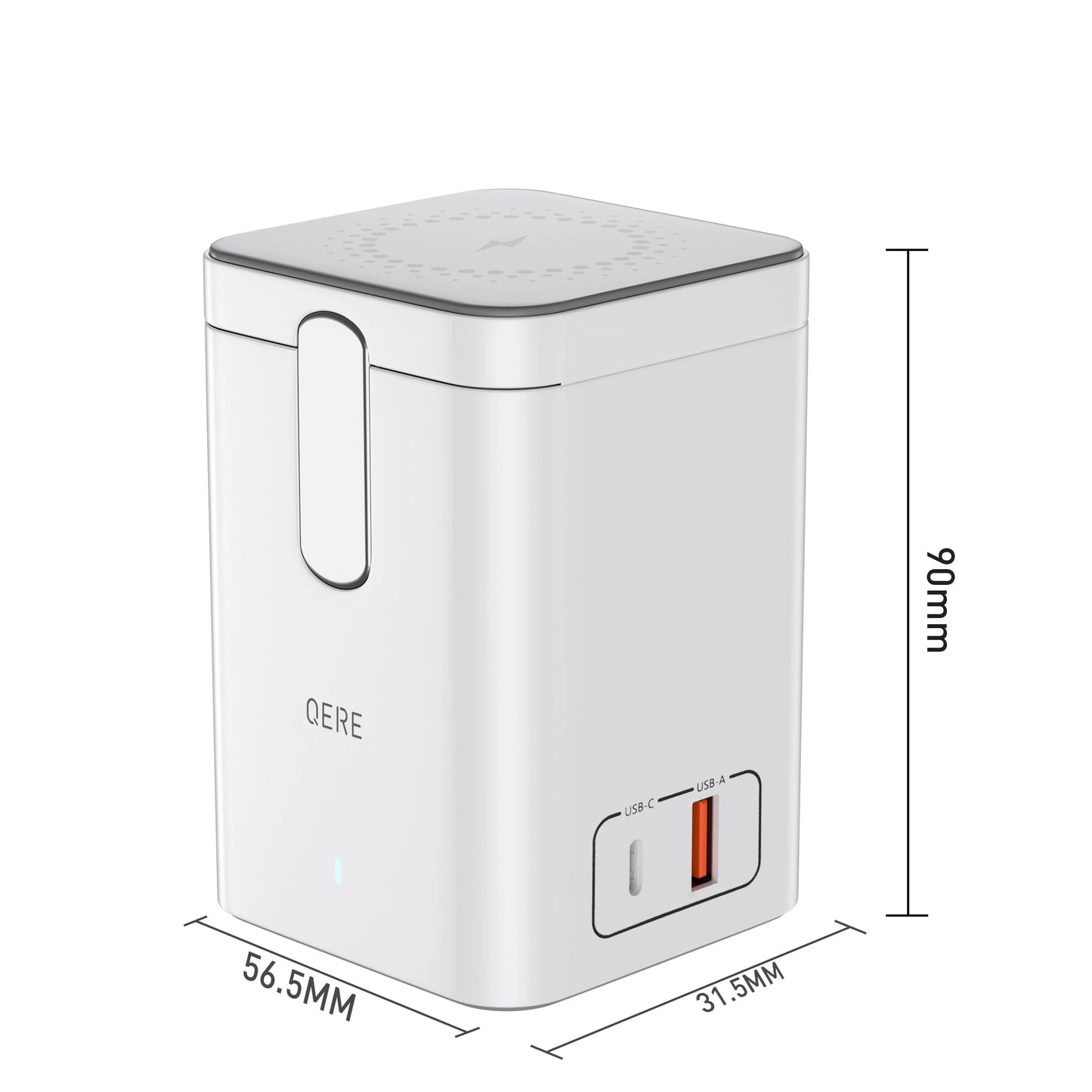 QERE Magnetic Wireless Charger Fast Charging Portable Foldable Mini Charger