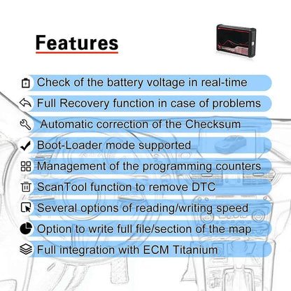 KESS V2.80 EU Red 4 LED KTAG V7.020 Master ECU Programmer OBD2 Tuning