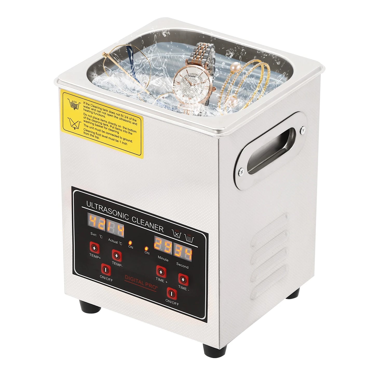 2L Ultrasonic Cleaner, Ultrasonic Cleaning Machine, Ultrasonic Cleaner 40khz AC200-240V used in homes, laboratories