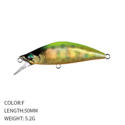 Sinking Minnow Lure 6cm 6.5g Wobbler Jerkbait Bass Sea Fishing Crankbait