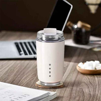Coffee Mug Stainless Steel Travel Water Bottle Insulated Cup --pink